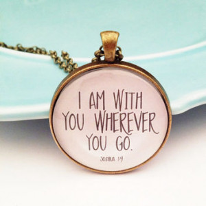 Bible Verse Necklace, Christian Necklace, Sympathy Gift, Loss of Loved ...