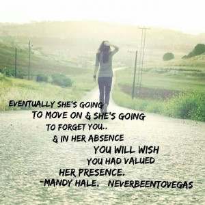 Great quote from Mandy Hale!