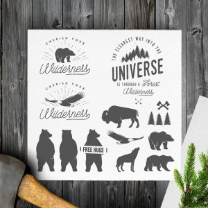 The Great Outdoors design elements - Illustrations - 1