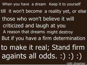 JOLLY DREAMER QUOTES