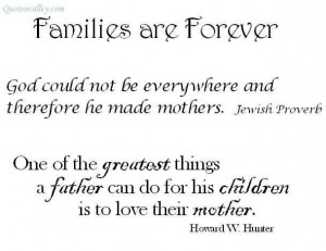 Families Are Forever Quotes Primary