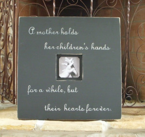 Custom frames with any quotes you like--make great baby and wedding ...