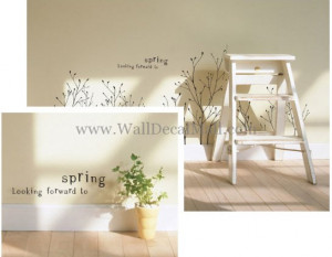 Spring Looking Forward To Tree Wall Decals