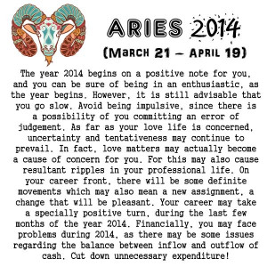 Aries Horoscope