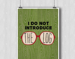 twin peaks 11 x 17 log lady quote poster print twin peaks poster print ...