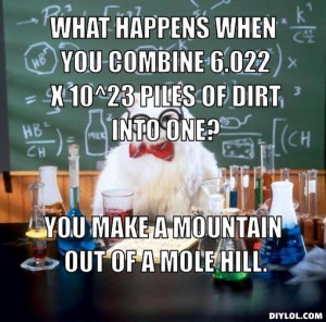 Chemistry Mole Jokes