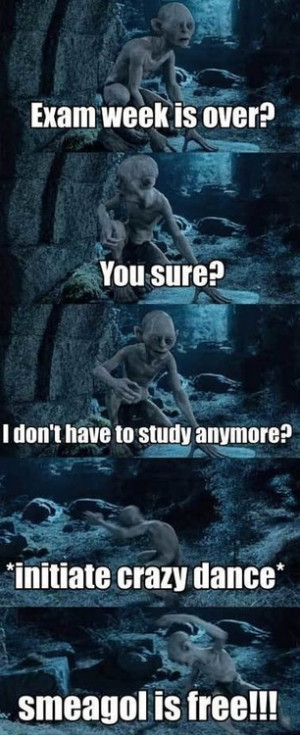 funny, gollum, hobbit, laugh, lord of the rings, omg, smeagol, so me ...