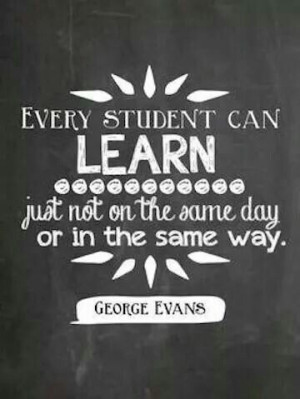 Every student can learn...