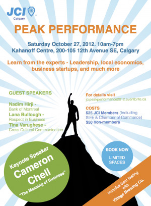 Peak Performance - Professional Development Training by JCI Calgary