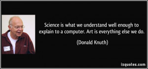 More Donald Knuth Quotes