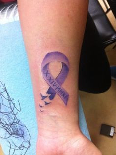 ... like this with the purple domestic violence ribbon and the birds More