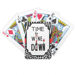 Funny Wine Quotes Playing Cards