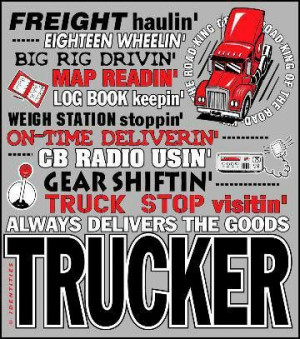sign trucker quotes big rig trucker life bout truckin trucker wife ...