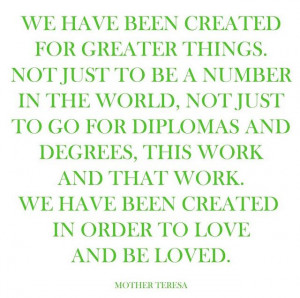 quotes Mother Theresa: Life Quotes, Inspiration, Greater Things ...