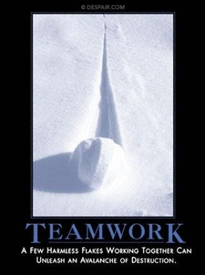 Teamwork A Few Harmless Flakes Working Together Can Unleash An ...