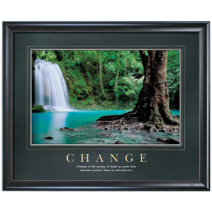 Change Forest Falls Motivational Poster (733185)