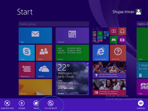 Windows 8 Start Screen Customize