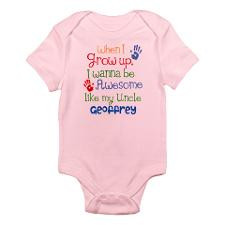 Personalized Awesome Like My Uncle Infant Bodysuit for