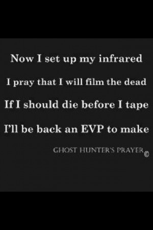 Funny Ghost Hunting Quote