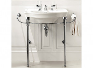 Console Sinks with Metal Legs