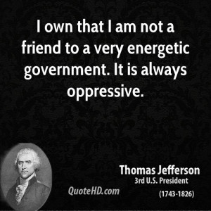own that I am not a friend to a very energetic government. It is ...