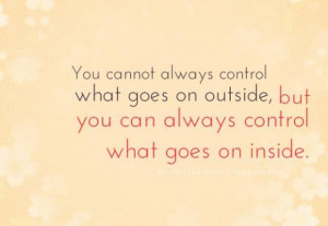Dr wayne dyer control quote