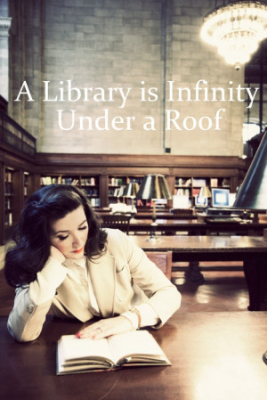 library is infinity under a roof] broaden your horizons - so many ...