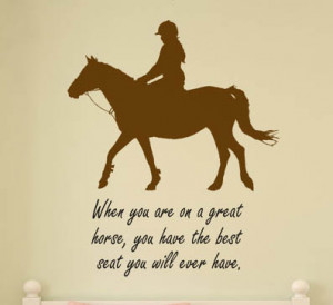 796 hq horse rider with when you are on a great horse you have the ...