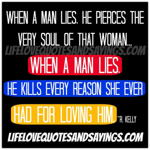 Lies Quotes and Sayings About Men