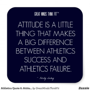 Athletics #Quote 6: Attitude for Success #Sticker
