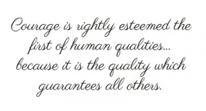 ... human qualities... because it is the quality which guarantees all