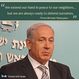 Benjamin Netanyahu quote (I so respect this man. May God bless you ...