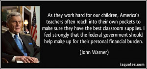 As they work hard for our children, America's teachers often reach ...