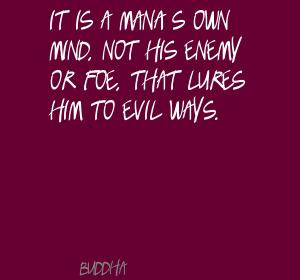 Evil Mind Quotes