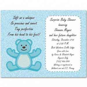 modern jungle bear baby boy shower invitations bs058