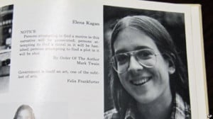 Supreme Court nominee Elena Kagan in the 1977 yearbook at Manhattan's ...