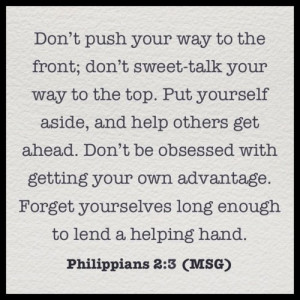 Philippians #Bible #Verse #Selfless #Love #Life #Help #Christ #God # ...