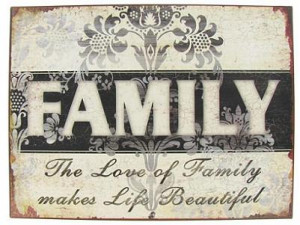 FAMILY LOVE Christian Wall Sign