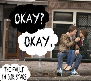 Augustus Waters (Ansel Elgort) and Hazel Grace Lancaster (Shailene ...
