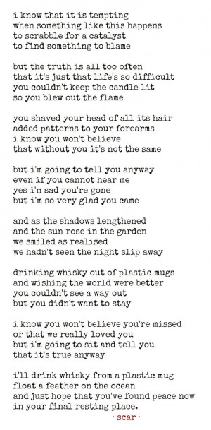 ... poem, poetry, suicide, death, friendship, friends, loss, goodbye