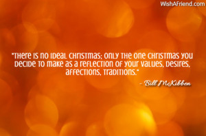 Christmas; only the one Christmas you decide to make as a reflection ...