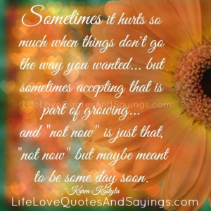 Sometimes It Hurts So Much..