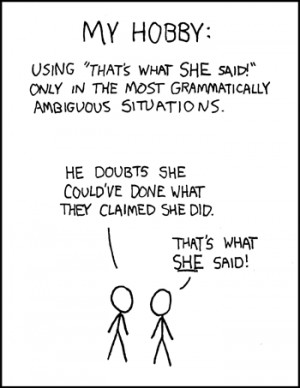 ... stick figure uses the phrase in response to an obviously sexual story