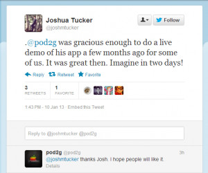 Veteran Cydia tweak developer Joshua Tucker, co-creator of such tweaks ...