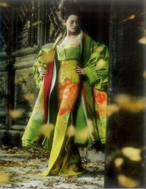 HHHNNNNGGGG Gong Li HHNNNGGGG Dior Kimono.