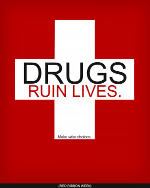 Minimalistic Anti-Drug Poster by SSEvilLincoln