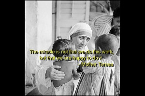 Mother teresa quotes and sayings happy work inspiring