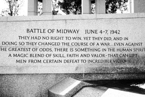 The Midway commemoration at the World War II Memorial in Washington, D ...