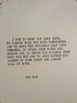 vow to help you love life