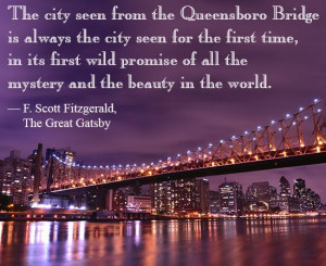 Gatsby quote about New York